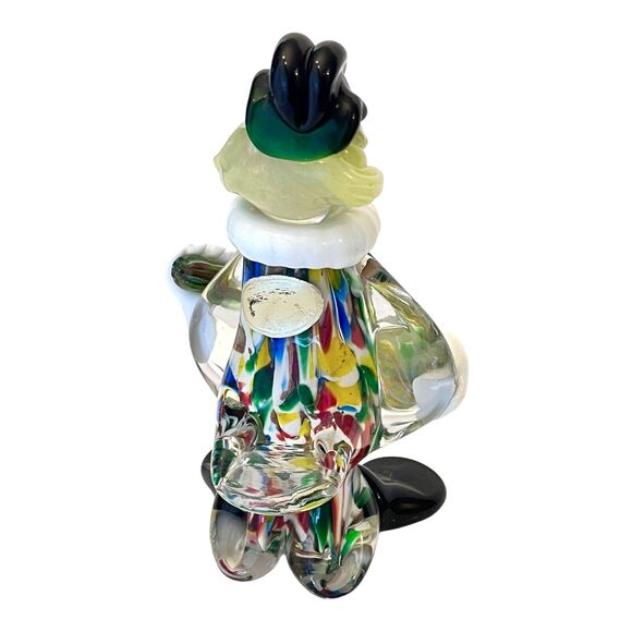 Murano Art Glass 7.5" Guitar Chitarra CLOWN FIGURINE Venice Italy Gondola Tag - Picture 5 of 10